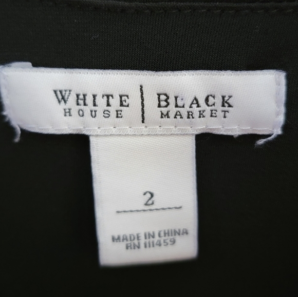 WHBM | Black Ruffle Strap Tank Dress - Picture 2 of 6